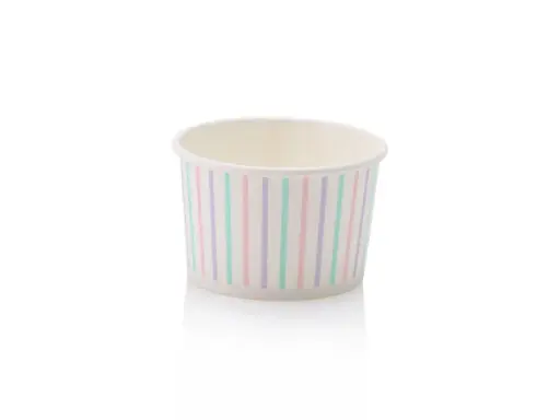 image_512 4oz (120ml) Vintage Ice Cream Tub | Paper | 50's - Image 1
