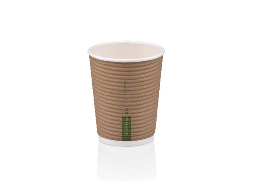 image_512 250ml Horizontal Ripple Paper BioCup | PLA | FSC | 25's - Image 1